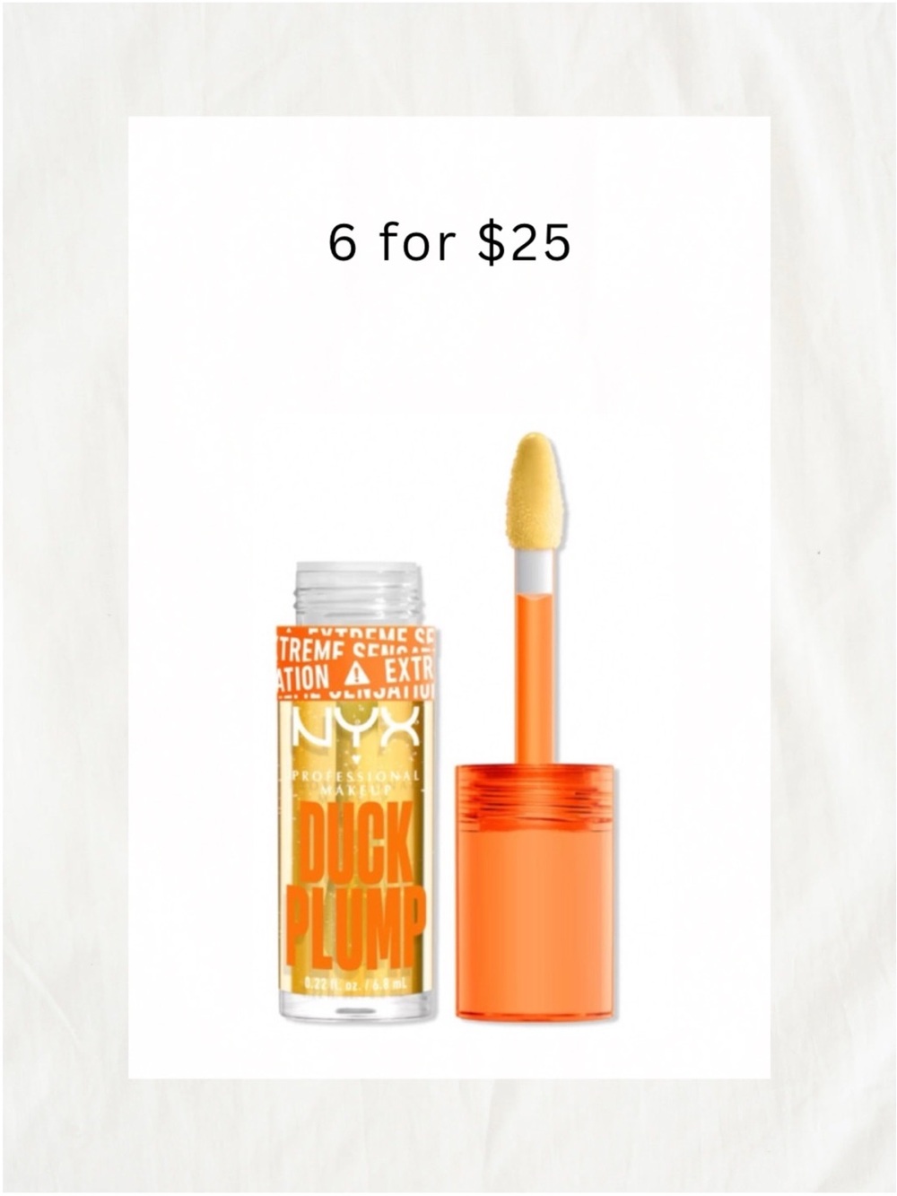 6/$25 • NYX Duck Plump Lipgloss